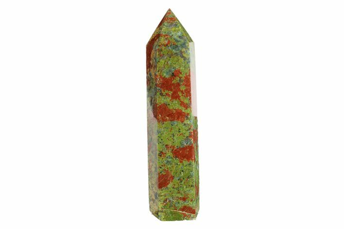 Tall, Polished Unakite Obelisk - South Africa #151913